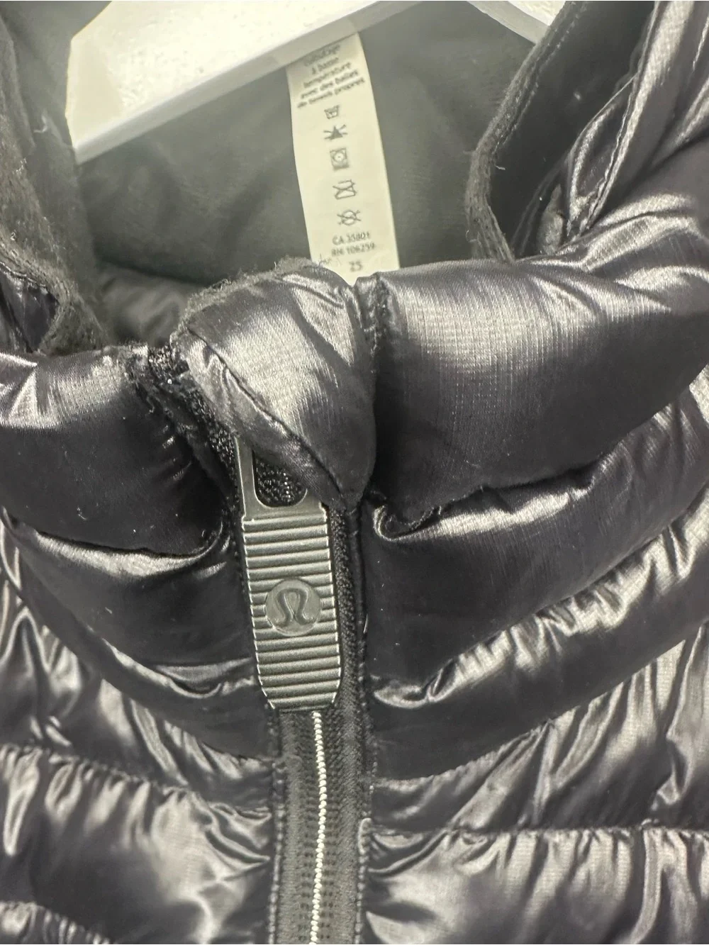 Lululemon Pack It Down Long Jacket *Shine Black 4